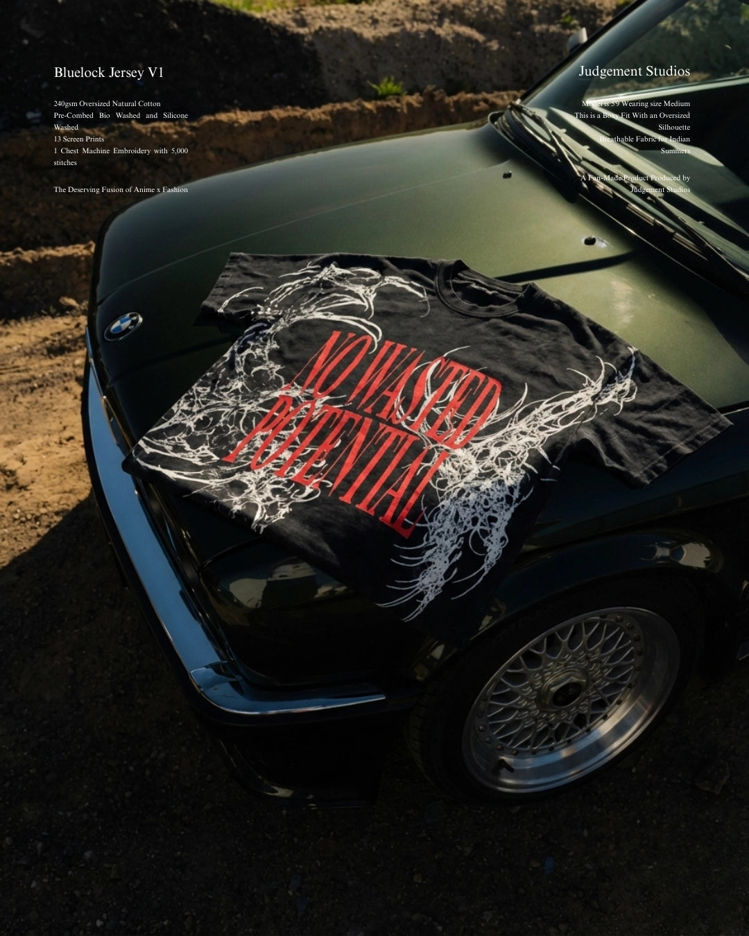 Potential Acid Washed Tee - JUDGEMENT