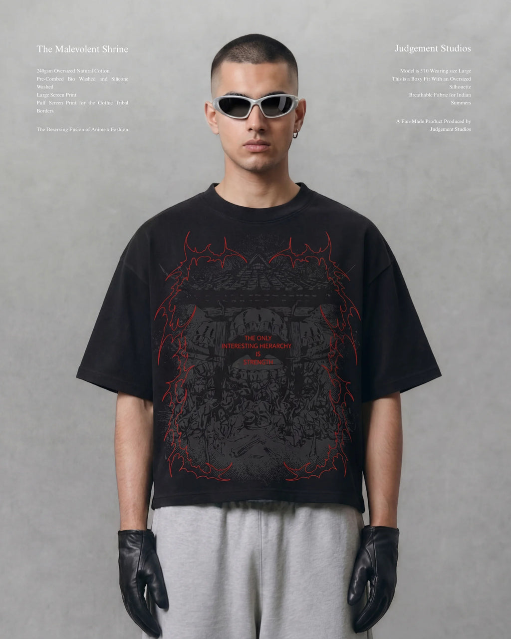 SUKUNA GOTH VINTAGE TEE