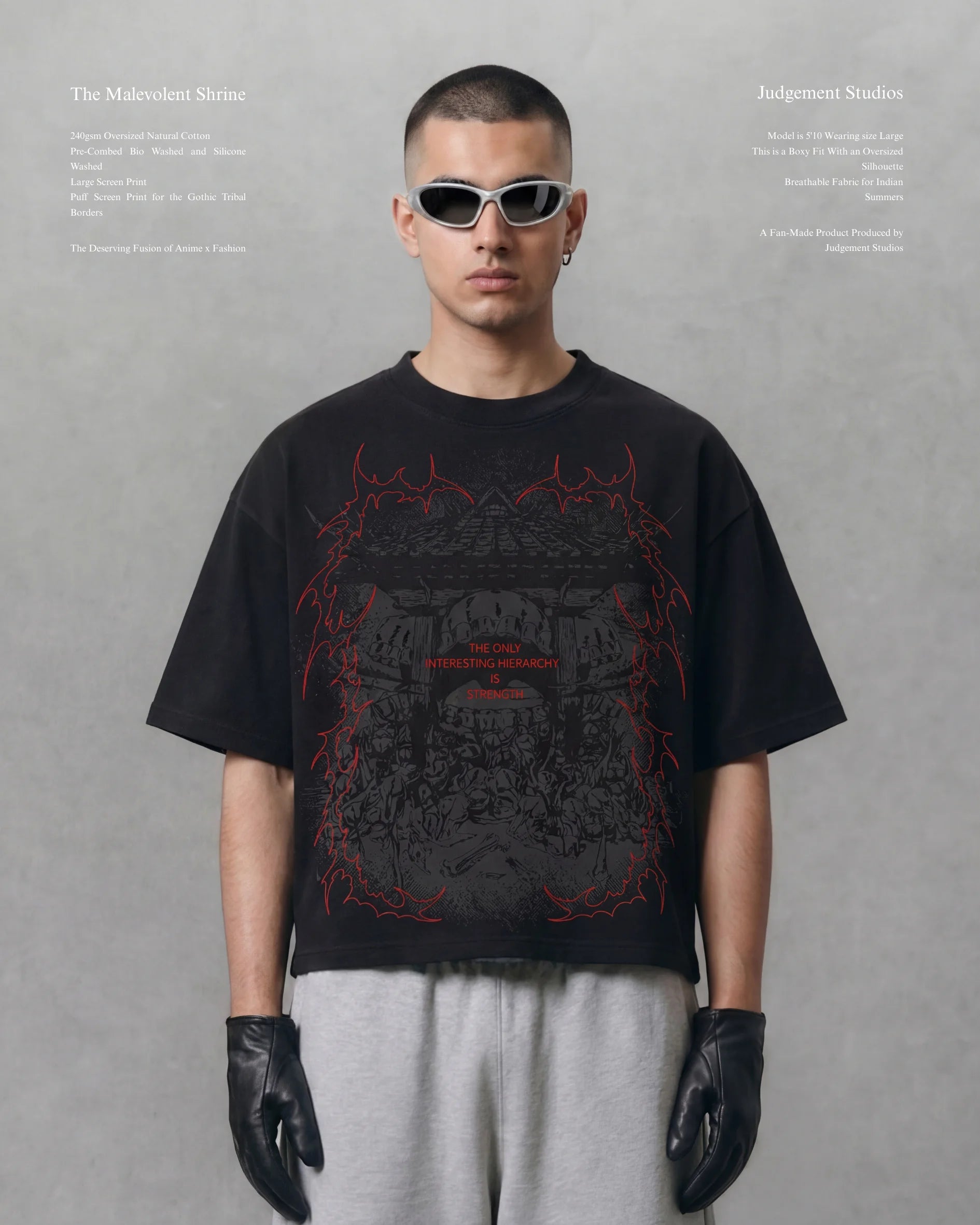 SUKUNA GOTH VINTAGE TEE