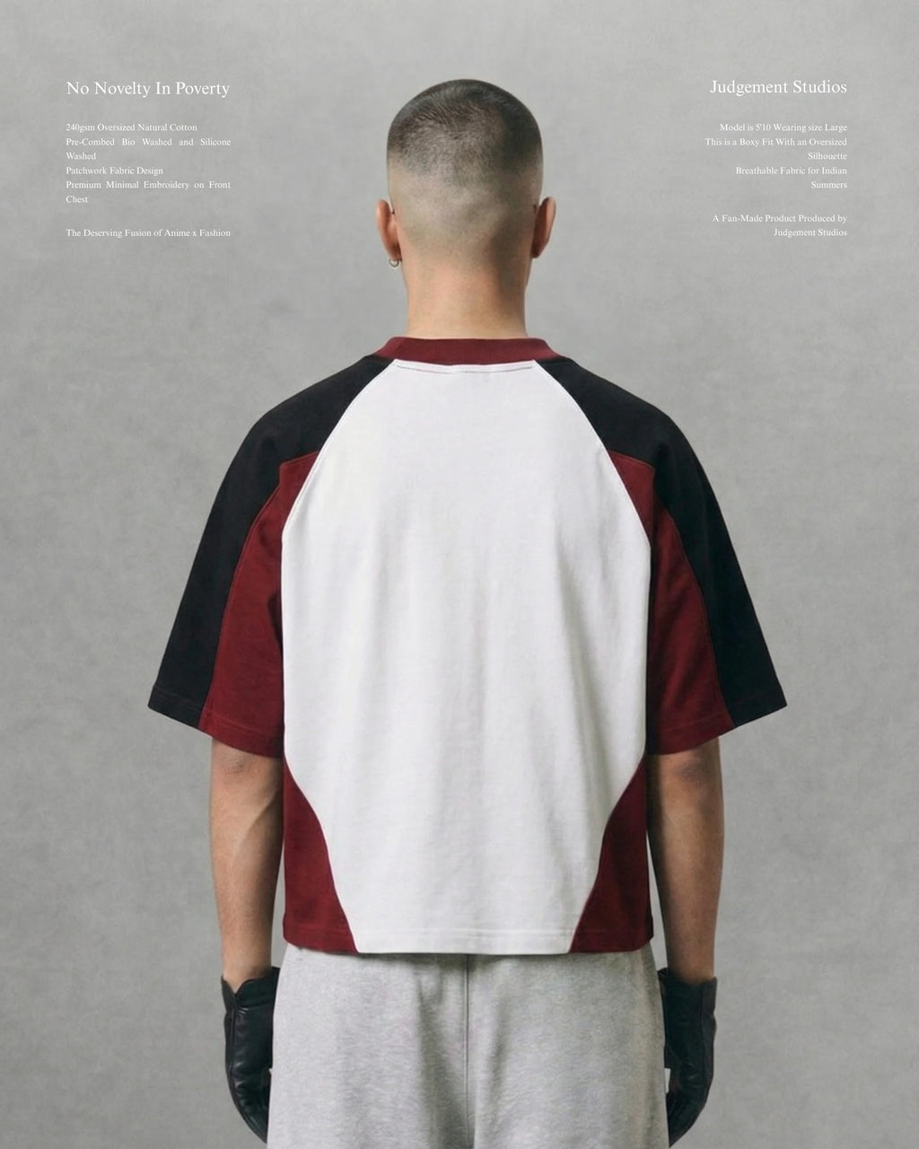 NO NOVELTY IN POVERTY TEE