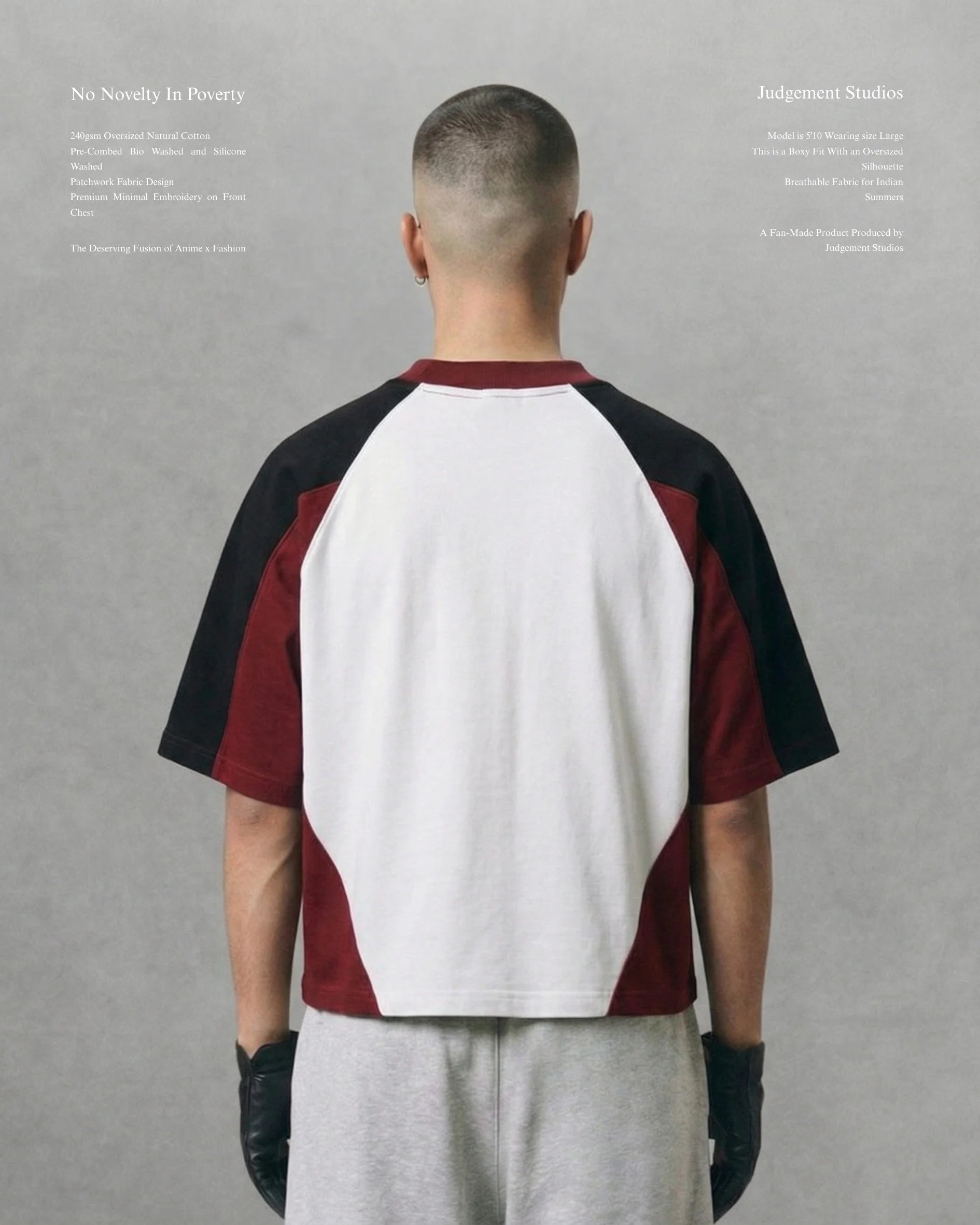 NO NOVELTY IN POVERTY TEE