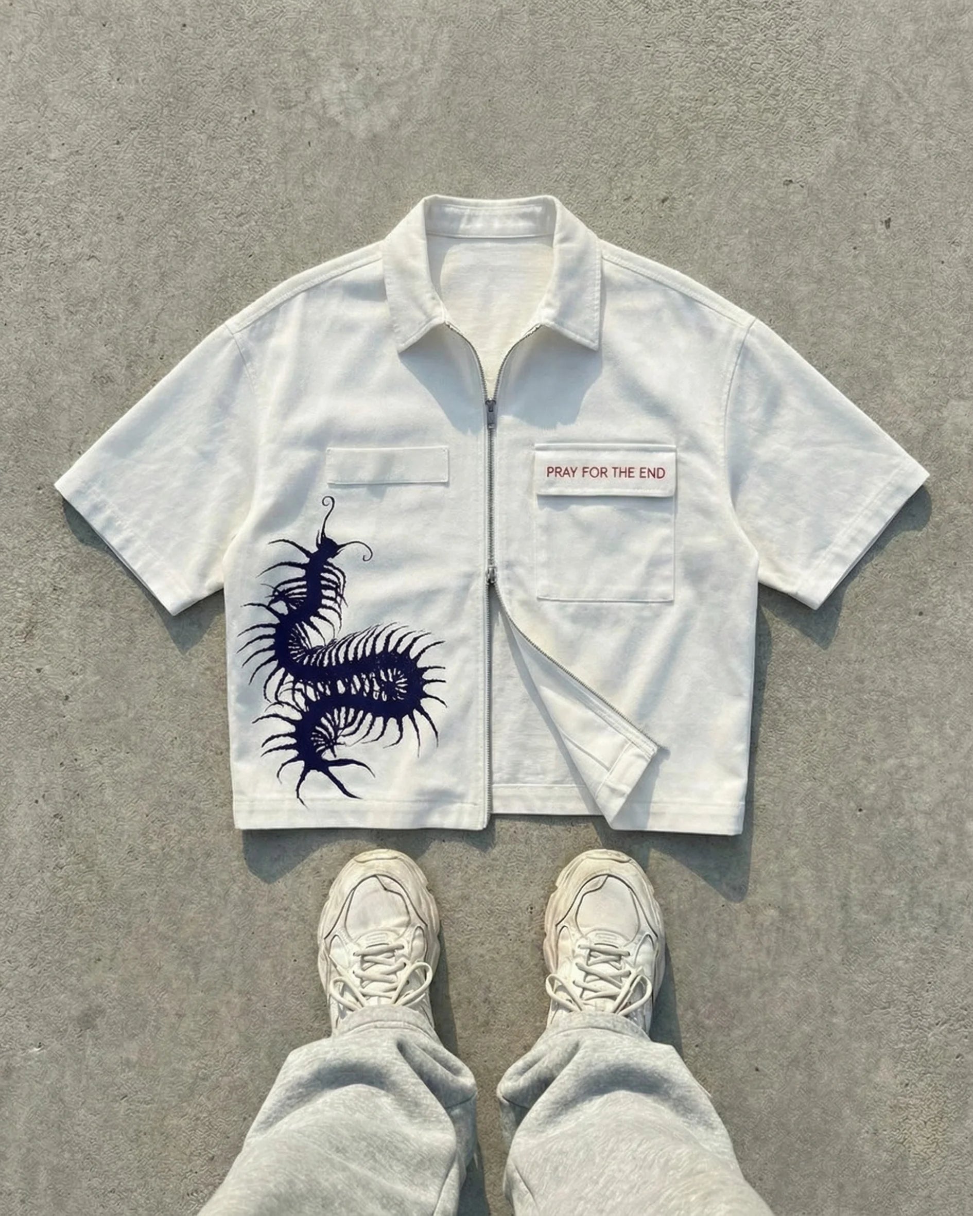 GETO DUAL ZIPPER SHIRT