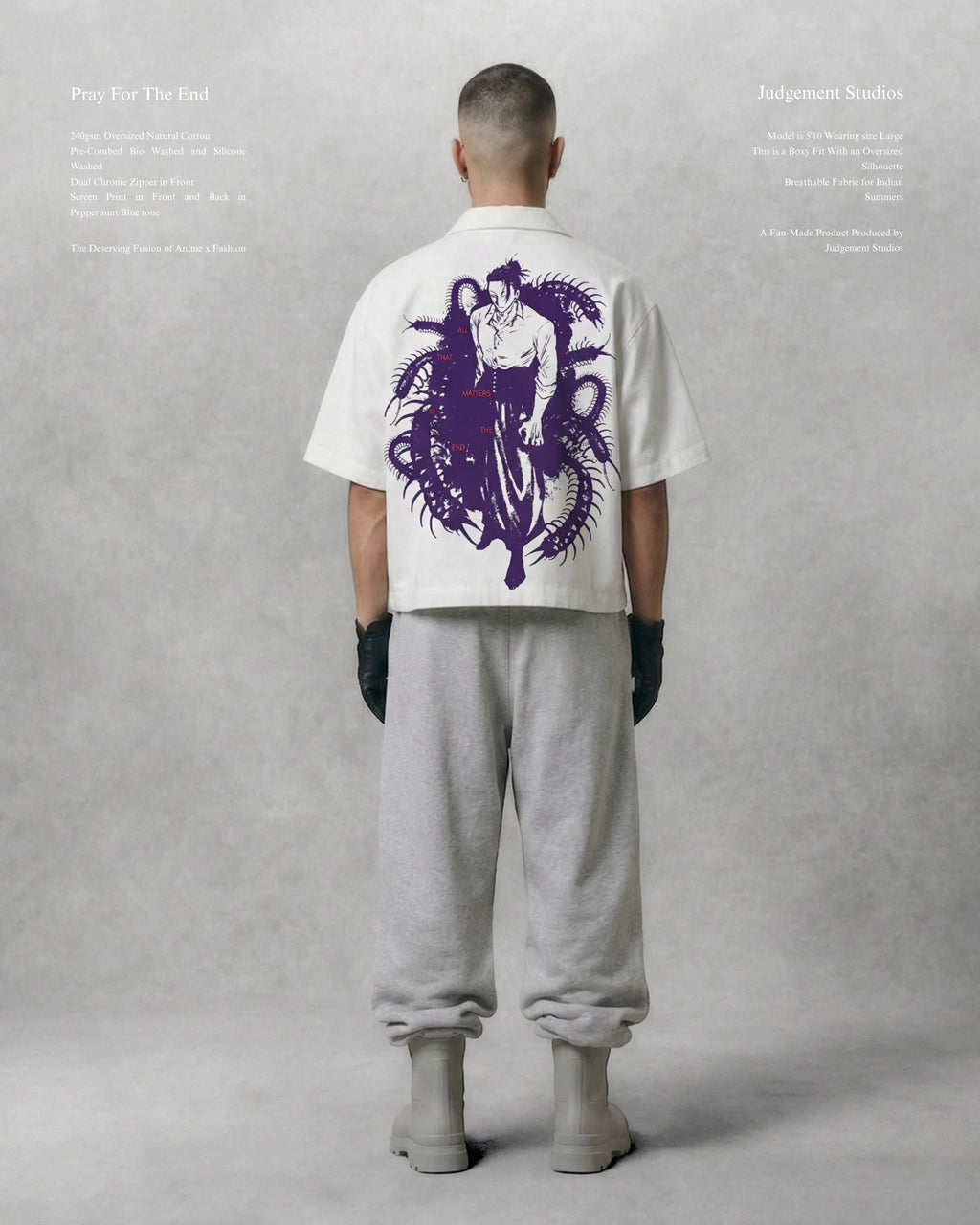 GETO DUAL ZIPPER SHIRT