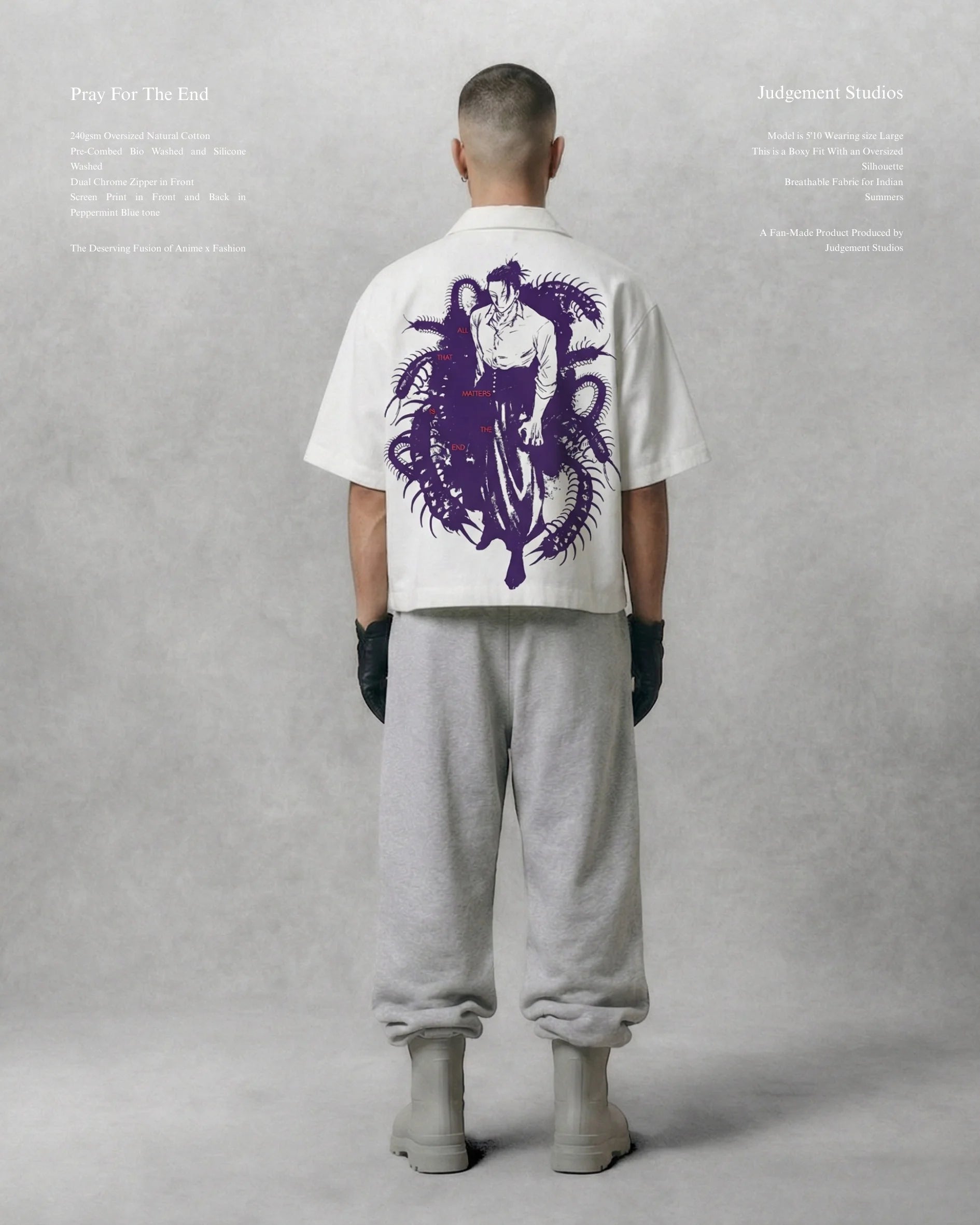 GETO DUAL ZIPPER SHIRT