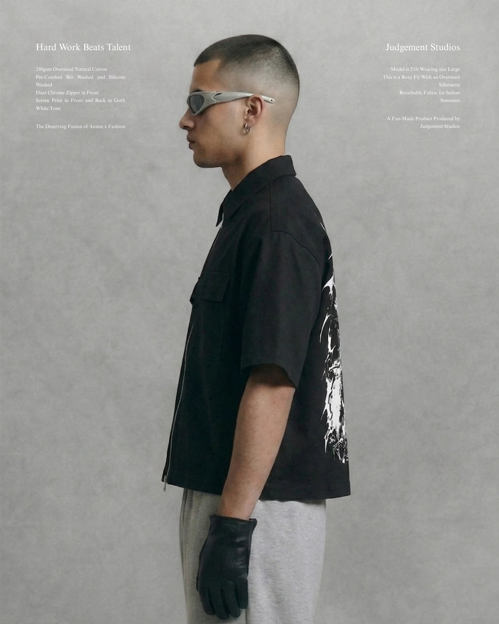 TOJI DUAL ZIPPER SHIRT