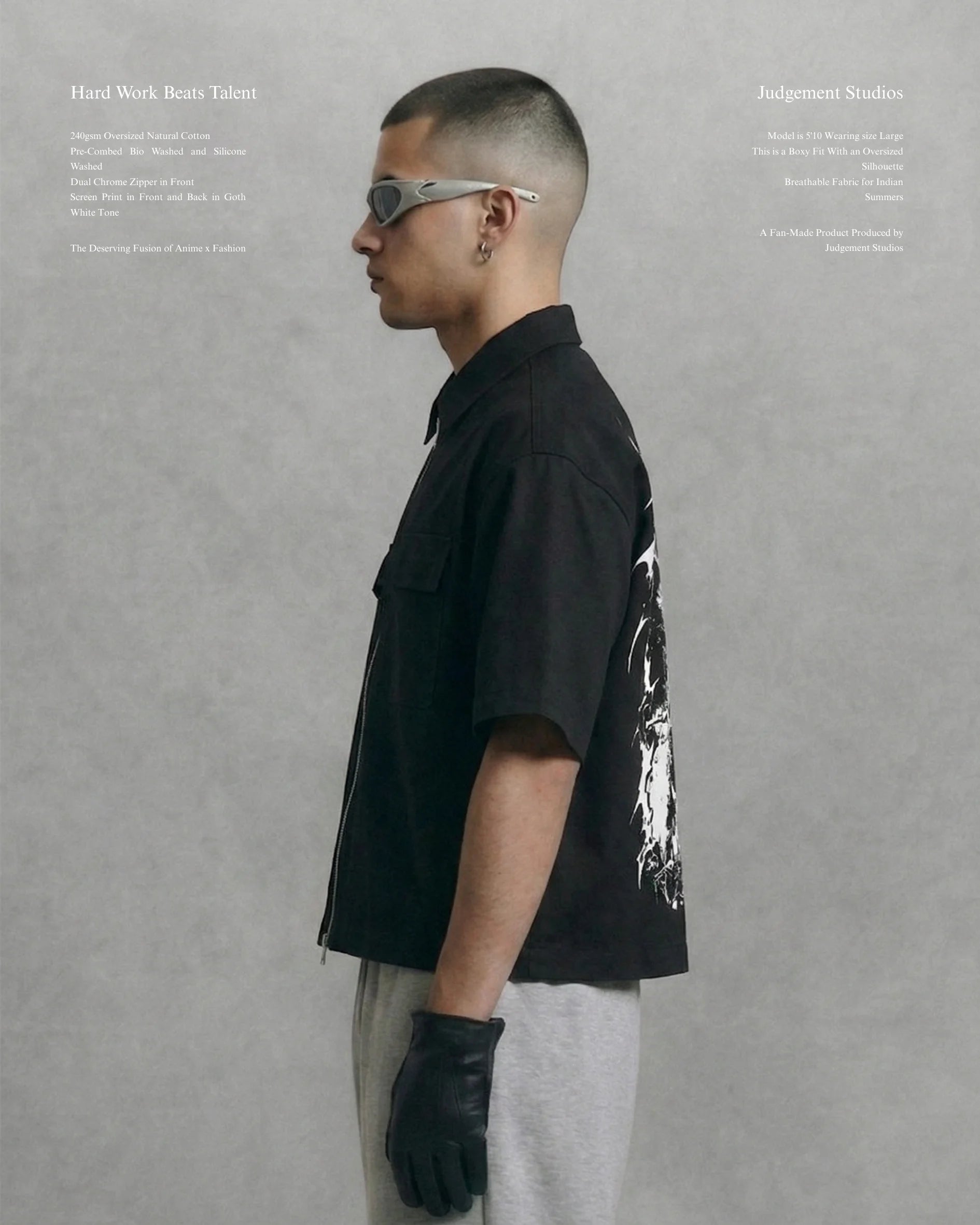 TOJI DUAL ZIPPER SHIRT